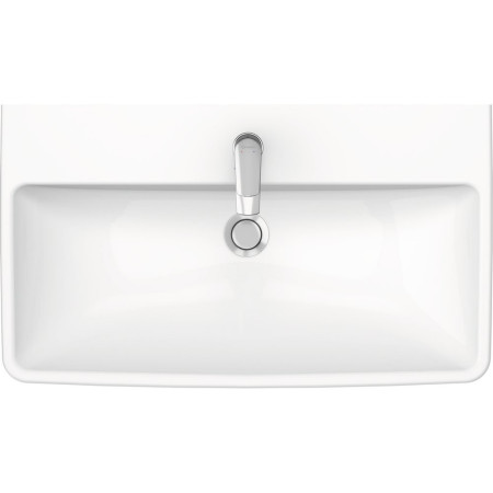 23758000002 Duravit No 1 800mm Wall Mounted 1TH Basin Top View
