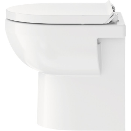 21840900002 Duravit No 1 Back to Wall Rimless WC Pan and Seat Side View