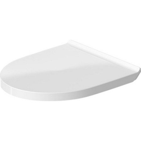 Duravit No 1 D Shaped Soft Close White Toilet Seat and Cover