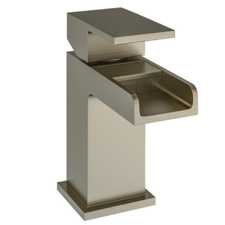 Eastbrook Abberton Brushed Brass Mini Basin Mixer with Waste