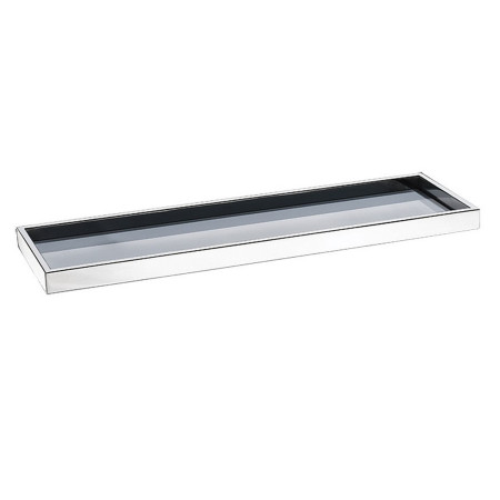 Eastbrook Alento Chrome 600mm Glass Shelf