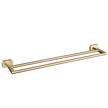 Eastbrook Asti Brushed Brass 600mm Double Towel Rail