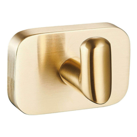 Eastbrook Asti Brushed Brass Curved Robe Hook