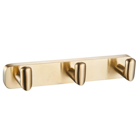 Eastbrook Asti Brushed Brass Triple Robe Hook