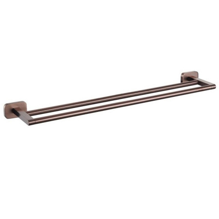 Eastbrook Asti Brushed Bronze 600mm Double Towel Rail