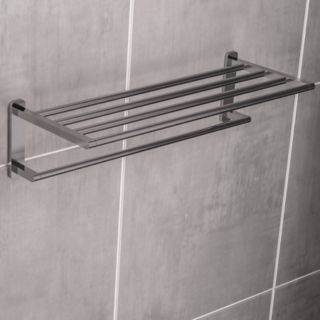 52.417 Eastbrook Asti Chrome Towel Shelf Lifestyle