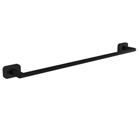 Eastbrook Asti Matt Black 600mm Single Towel Rail
