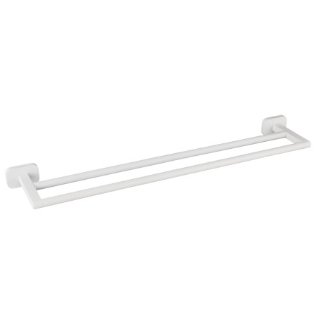 Eastbrook Asti Matt White 600mm Double Towel Rail