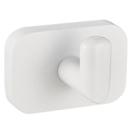 Eastbrook Asti Matt White Curved Robe Hook