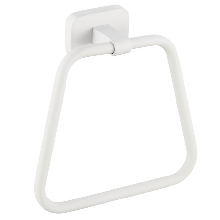 Eastbrook Asti Matt White Towel Ring