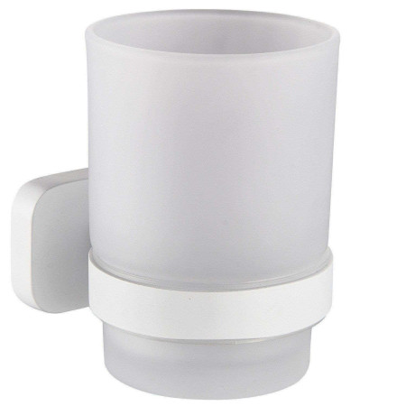 Eastbrook Asti Matt White Tumbler Holder