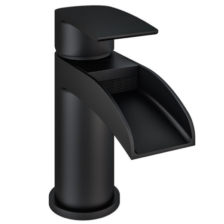 Eastbrook Aston Black Basin Mixer with Waste