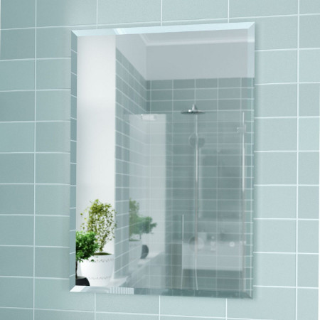 Eastbrook Bevelled 555 x 810mm Plain Bathroom Mirror