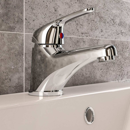 Eastbrook Biava Hi Flow Chrome Basin Mixer with Waste