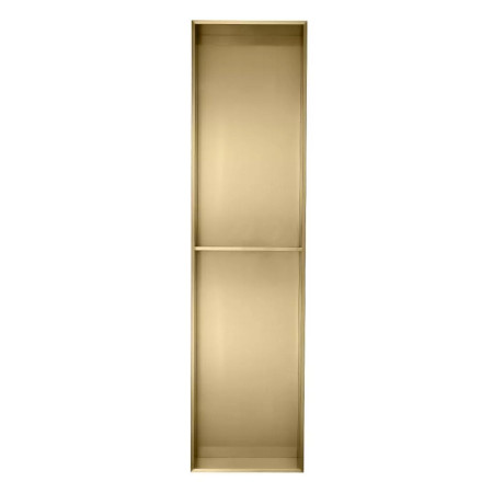 Eastbrook Brushed Brass 1200 x 300mm Shower Niche with Shelf