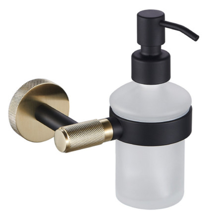 Eastbrook Catania Black and Brass Soap Dispenser