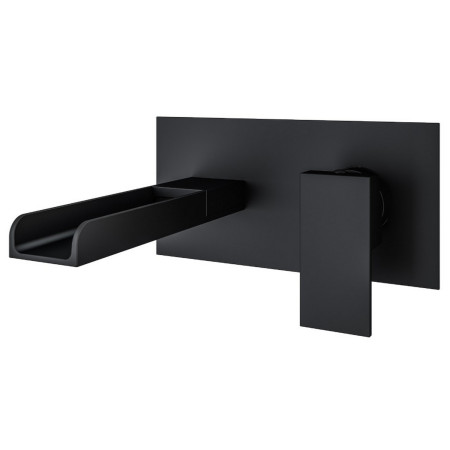 Eastbrook Chetwode Black Wall Mounted Basin Mixer
