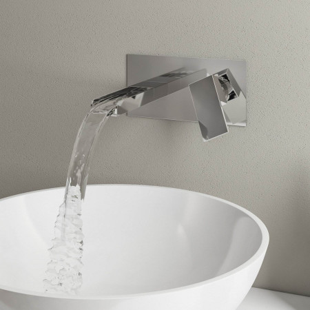 79.1051 Eastbrook Chetwode Chrome Wall Mounted Basin Mixer Lifestyle