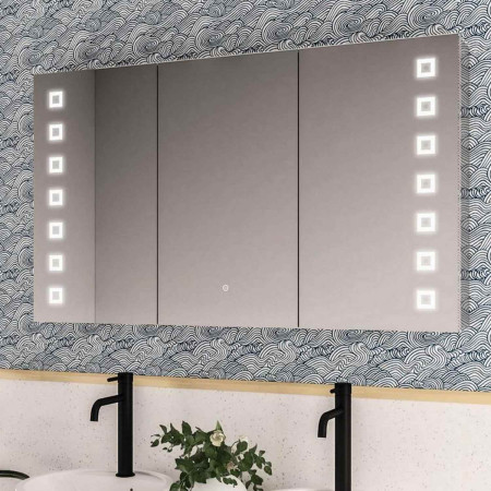 Eastbrook Chiana 1200 x 700mm Three Door LED Mirror Cabinet