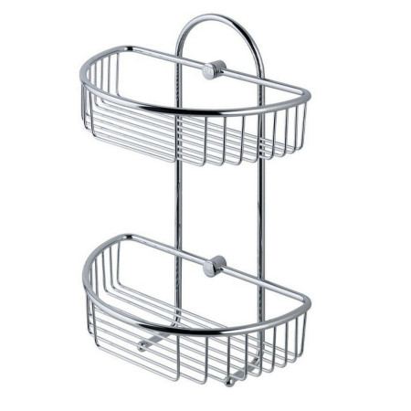 Eastbrook Chrome Double Shower Basket