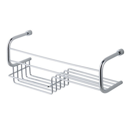 Eastbrook Chrome Rectangular Solid Brass Shower Basket