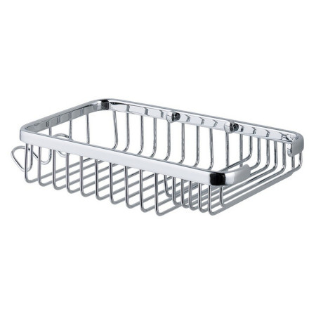 Eastbrook Chrome Solid Brass Rectangular Shower Basket