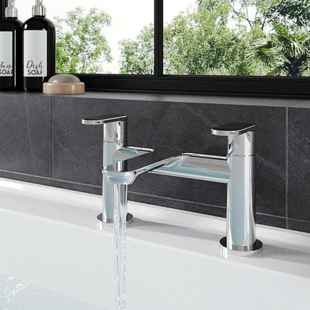 93.1025 Eastbrook Elsted Chrome Bath Filler Lifestyle