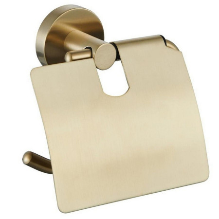 Eastbrook Genoa Brushed Brass Covered Toilet Roll Holder