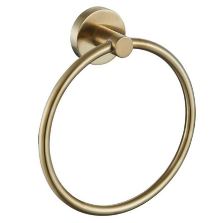 Eastbrook Genoa Brushed Brass Towel Ring