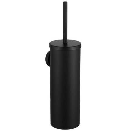 Eastbrook Genoa Matt Black Metal Toilet Brush Holder