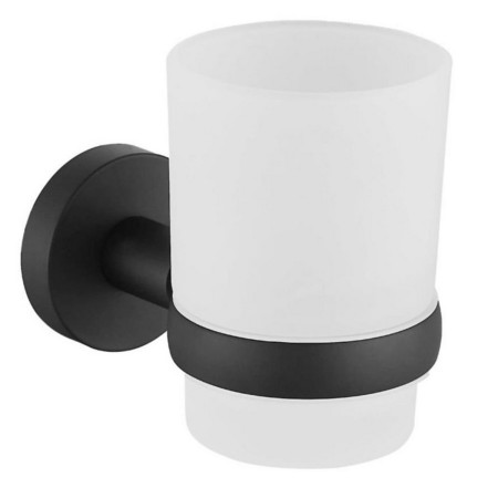 Eastbrook Genoa Matt Black Tumbler Holder