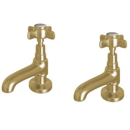 Eastbrook Haymarket Brushed Brass Luxury Basin Taps