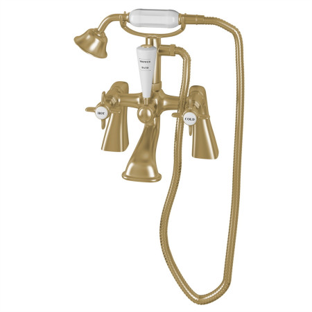 Eastbrook Haymarket Brushed Brass Luxury Bath Shower Mixer