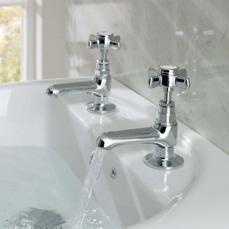 Eastbrook Haymarket Chrome Standard Basin Taps