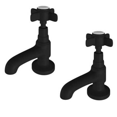 Eastbrook Haymarket Matt Black Luxury Basin Taps