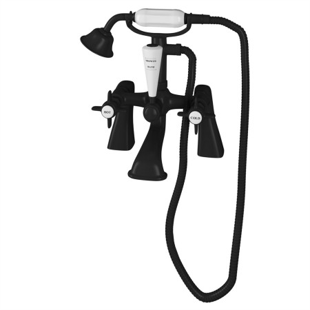 Eastbrook Haymarket Matt Black Luxury Bath Shower Mixer