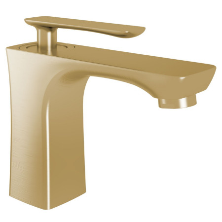 Eastbrook Helston Brushed Brass Basin Mixer with Waste