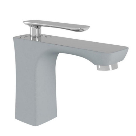 Eastbrook Helston Matt Textured Grey Basin Mixer with Waste