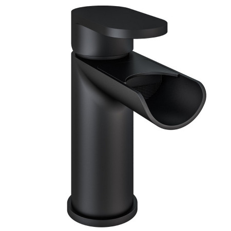 Eastbrook Ledwell Black Basin Mixer with Waste