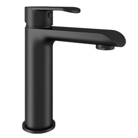 Eastbrook Lyneham Matt Black Basin Mixer with Waste