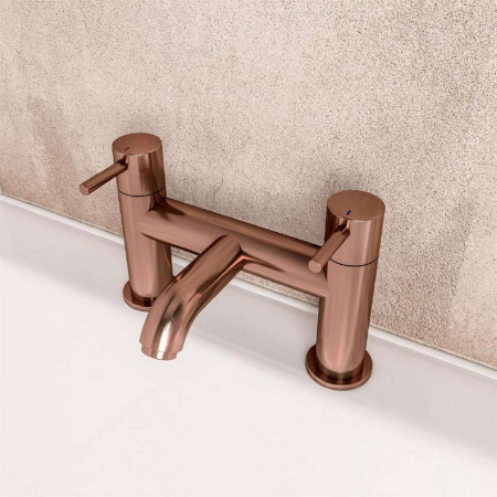 98.4016 Eastbrook Meriden Brushed Bronze Bath Filler Lifestyle