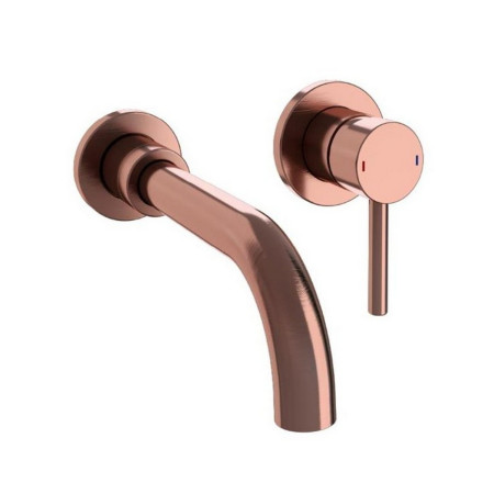 Eastbrook Meriden Brushed Bronze Wall Mounted Basin Mixer