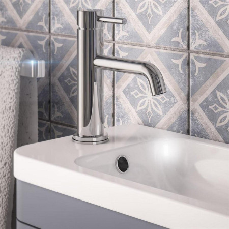 Eastbrook Meriden Chrome Mini Basin Mixer with Waste