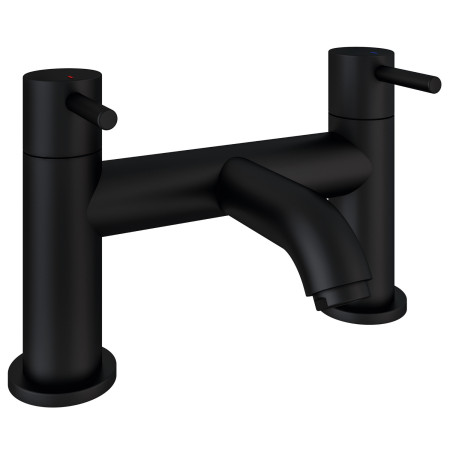 Eastbrook Meriden Matt Black Bath Filler