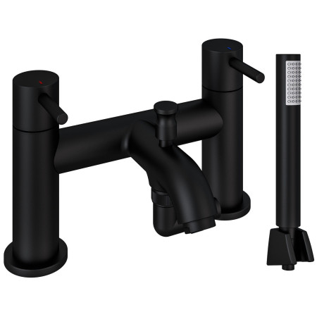 Eastbrook Meriden Matt Black Bath Shower Mixer
