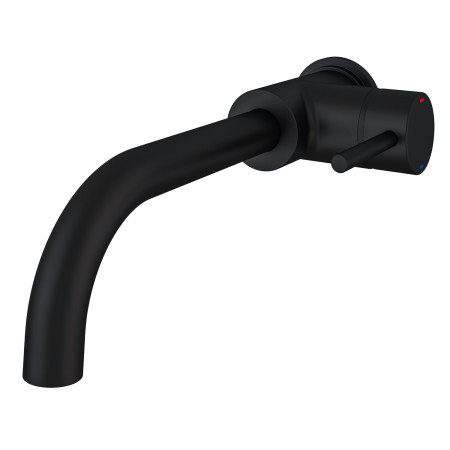 Eastbrook Meriden Wall Mounted Matt Black Basin Mixer