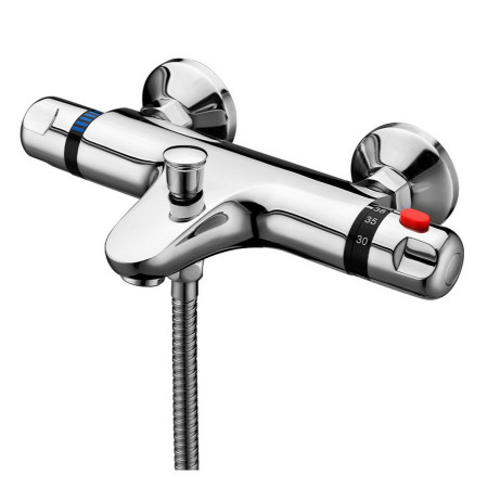 Eastbrook New Biava Chrome Wall Mounted Thermostatic Bath Shower Mixer