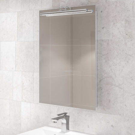 Eastbrook Ovada 500 x 700mm Bathroom Mirror with Light