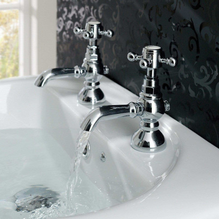 Eastbrook Portobello Chrome Basin Taps