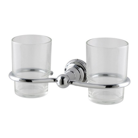 Eastbrook Rockingham Chrome Double Tumbler Holder